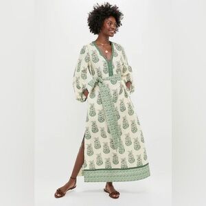 Tuckernuck Jade Terrace Cotton Linen Rollins Dress